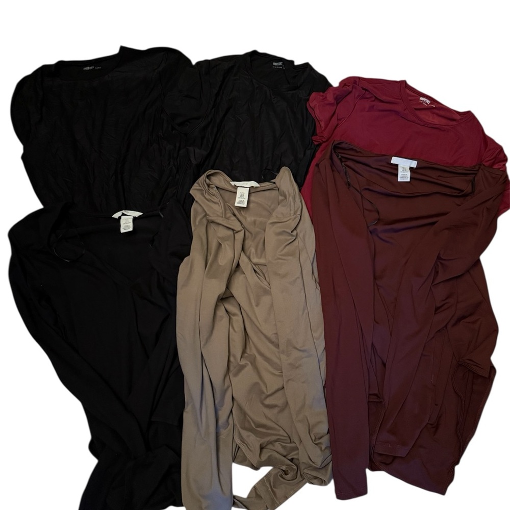 Women’s Bodysuits Bundle - Size Large w/ Long & Short Sleeves